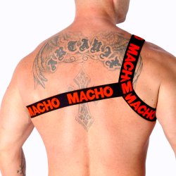 Macho - Harnais Romain Rouge S/M
